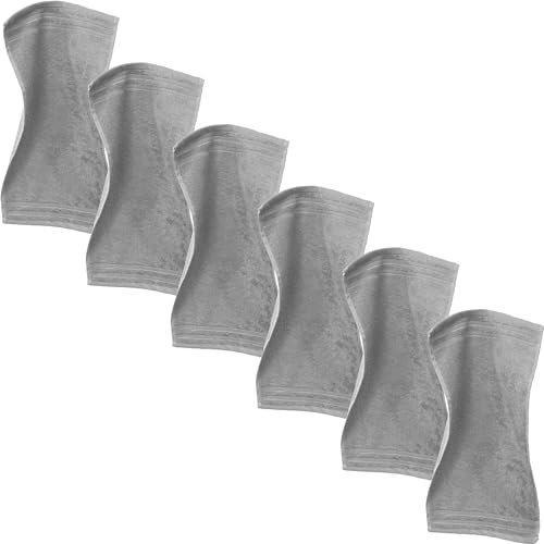 Erwin Müller Gästetuch Heidelberg 6er- Pack, 100% Baumwolle hellgrau Größe 30x50 cm - weiche Qualität, saugstark und strapazierfähig - praktisch durch Schlaufe