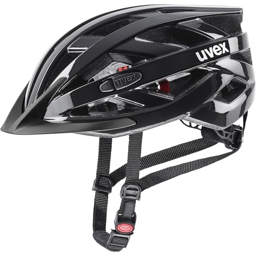 uvex i-vo 3D Fahrradhelm, Black, 52-57 cm