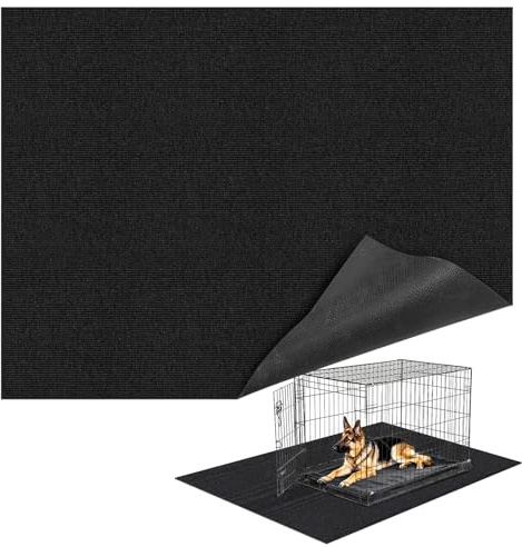 Wibeelee 46 X 60 X 0.23'' Mat for Under Dog Crate Waterproof Non-Slip Kennel Mat to Protect Floors Extra Large Absorbs Urine Reusable Dog Playpen Mat