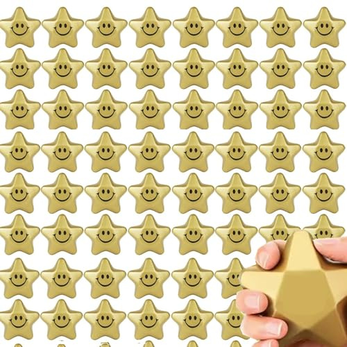 20 Pezzi Pallina Antistress per Adulti,5cm Star divertente palla di decompressione Sport Palline Antistress,Palla di Decompressione in Schiuma per Bambini e Adulti (Stella palla 5 cm, 10)
