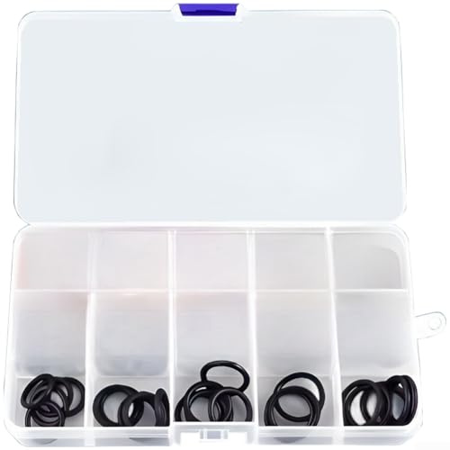 Aprilsunnyzone 100 Stück ABS O-Ring-Dichtungen für Duschventil für Küchenarmaturen Sanitärreparatur wasserdichtes Dichtungsring-Set für Haushaltsreparatur