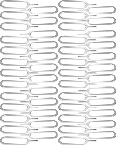 MMOBIEL 100 Stück Ausbauwerkzeuge für SIM-Karten, Ausbauwerkzeug kompatibel mit Allen iPhone: iPad Samsung, Xiaomi, Oppo, Huawei, OnePlus, Tablets usw.