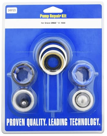 249123 Pump Repair Packing Kit for Airless Paint Sprayer 7900/2030/200/300 Aftermarket (7900)