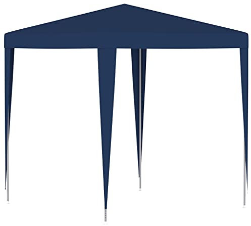Gecheer Pavillon Gartenzelt Partyzelt Festzelt Gartenpavillon Bierzelt Garten Zelt Outdoor 2 x 2 m Blau