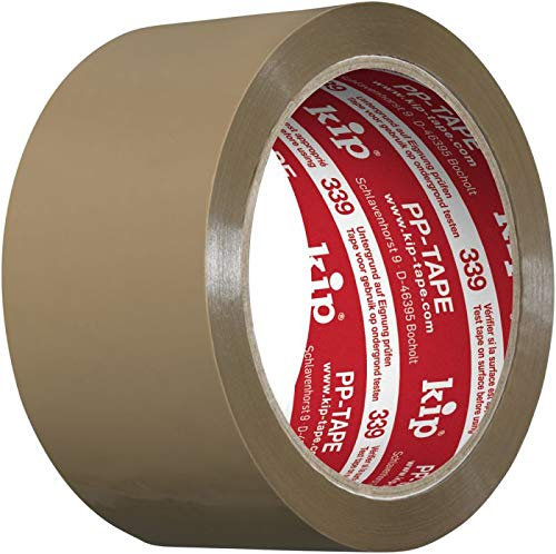KIP 339 PP-Packband – braun, 28 my 50mm x 66m (36 Rollen) - 339-70