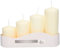 KOTARBAU® Candele a colonna, set da 4 pezzi, ecru