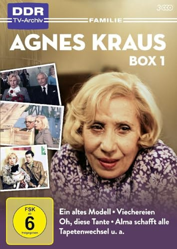 Agnes Kraus - Box 1 (Ein altes Modell, Viechereien, Oh, diese Tante, Alma schafft alle, Tapetenwechsel, Porträt per Telefon, Schauspielereien) (DDR TV-Archiv) [3 DVDs]