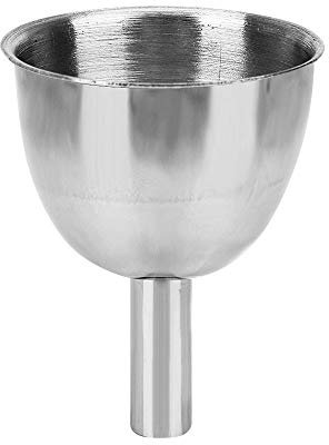 TREGOO Trichter Kleiner Mund Trichter, Mini Edelstahl. (Color : L)