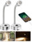 SUPAREE 12V Lampe Wohnmobil Wohnwagen Lampe 12V mit Schalter 12 Volt LED Lampen Wohnmobil mit USB 3000K Schwanenhals Leselampe für Camper Van Caravan Boat Yacht (2 Stücke)