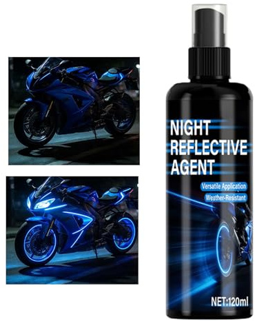 Wgoihd Peinture phosphorescente | 120ml Marqueur de sécurité réfléchissant | Peinture lumineuse | Pour extérieur, pêche, vélo, sac à dos, casque, poussette, tissu, vêtements, voiture et