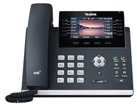 Yealink Téléphone IP SIP-T46U - avec Fil - avec Fil - Montage Mural - Gris Classique