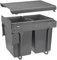 Pull Out Kitchen Waste Recycle Soft Close Dust Bin 400mm Front Fixing Cabinets (2x 20L)