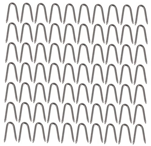 DIKACA Lot de 70 Clous De Fixation en U pour Gazon Artificiel De Jardin en Fer pour Fixation De Gazon