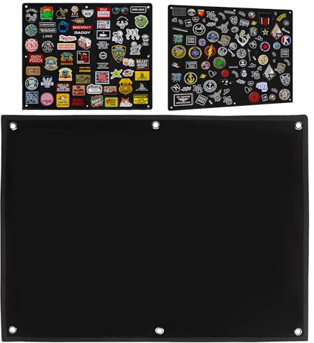 Panel de Insignias Militares Parches Board Almohadilla para Insignias | de Insignias Tácticas Parche de Militar Apto para Insignias Sellos Brazaletes y Pegatinas (60*45 cm)