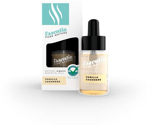 ESSENTIA Olio Essenziale Biologico | 100% Naturale | Certificato Bioagricert (Vanilla e Cashmere, 15 ml, confezione da 1)