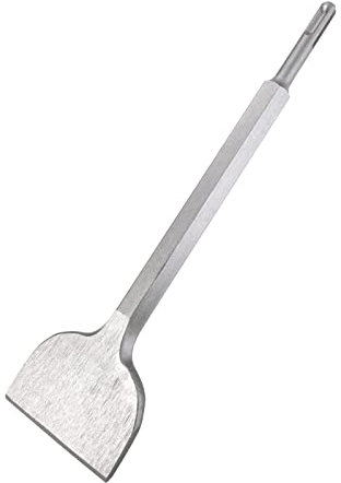 HPMAISON Cincel SDS Plus, 280mm x 75mm SDS-Plus Cinceles de la Serie de Ensanchamiento de Alta Calidad, Cincel de Azulejo Doblado para Cerámica y Piso, Vástago Hexagonal