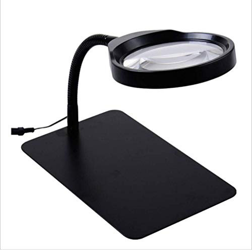 FanXus Lettura di Manutenzione con 36 luci a LED Lente d'Ingrandimento Radio Plug-in 10 Volte Circuito elettronico a Grande Specchio ad Alta Definizione Made in China