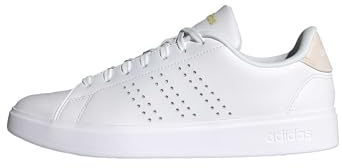 Adidas Femme Advantage 2.0 Shoes, Cloud White/Putty Mauve/Gold met, 40 2/3 EU