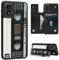 FUYOCWE Case for Motorola Moto G 5G 2024 Phone Case Wallet with Card Holder,Old Cassette Tape PU Leather Kickstand Card Slot Cover for Women Men (Dual Magnetic Clasp+RFID Blocking)