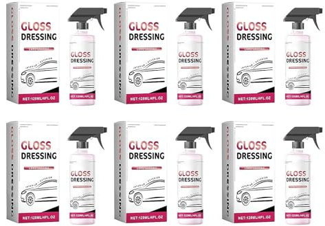 Gloss Dressing,Gloss Dressing for Detailing,Gloss Dressing for Plastic,Plastic, Trim & Tire Dressing,Gloss Dressing Spray, Car Gloss Dressing, Car Interior Cleaner Suitable For All Cars (6pcs)