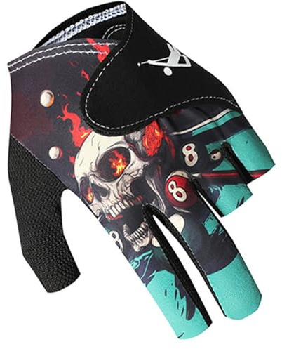 litianslbg Billiards Glove 3 Fingers Pool Cue Gloves for Men and Women,Snooker Cue Gloves Sport Glove for Left Hand, Breathable