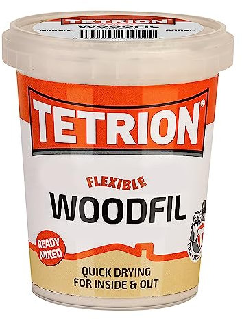 Tetrion TWF600/TWF606 Woodfil 600 g de Mastic Flexible pour Bois Naturel prêt à l'emploi