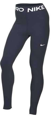Nike Damen Pro Leggings, Obsidian/White, L EU