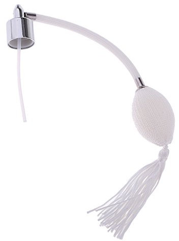 Bottiglia di profumo Atomizzatore Lungo Spray Ball Tubo 18mm Bianco