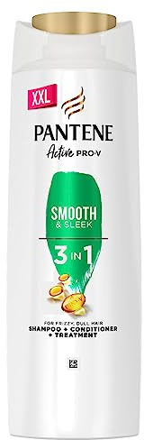 Pantene Pro-V Smooth & Sleek 3-in-1 Clarifying Shampoo + Hair Conditioner + Treatment 600ML