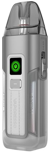 Vaporesso Luxe X2 kit | Kit Pod MTL 40W [Draw & Button Activation] Kit Pod da 5ml Costruito in batteria 2000mAh con pod Luxe X Adatta a tutte le bobine GTX senza nicotina (Bianco Argento)