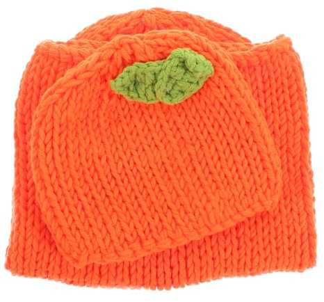 CAXUSD 1satz Fotografie Requisiten Süßes Kürbis Schlafsack Mit Mütze Für Neugeborene Für Babyfotoshootings Schlafdecke Leuchtendem Weich Und Bequem