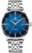 Pagani Design PD2770 Fashion Herren Automatik Mechanische Uhr Edelstahl Wasserdicht Lederband Einfache Business Sport Armbanduhren, Blaustahl, Armband