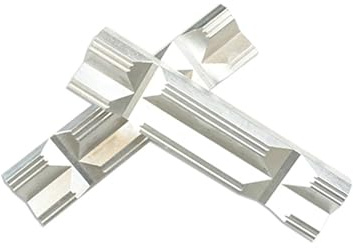 2 ganasce in alluminio con cuscinetti in gomma, protezioni per la lavorazione del legno e la creazione di gioielli idraulici