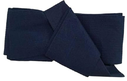 Hellery Cintura Kimono Obi da Uomo, Facile da Indossare, in Poliestere, 300 cm, Morbida, Tradizionale, Blu Scuro