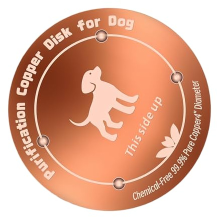 Vitsrisea Disco de cobre para bebedero para pájaros, cuenco de cobre reforzado de 10 cm, para alimentos para mascotas, aviarios, pinzones, monjes, accesorios, hogar, jardín, patio, patio, paisajismo