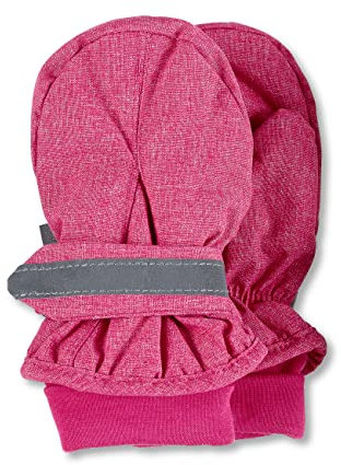 Sterntaler Fäustel für Kinder, Handschuhe, Wasserabweisend und reflektierend, Alter: 12-18 Monate, Größe: 1, Pink (Magenta Melange)