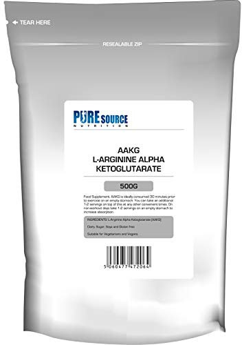PSN Pure AAKG L-Arginine Alpha Ketoglutarate Unflavoured Powder (500g)