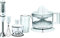 Braun MultiQuick 5 Vario MQ5235 Hand Blender, Sauce Mixer, White/Grey & Braun CJ3000 Electric Citrus Press, 350 ml bowl with scale, adjustable pulp control, automatic start/stop, cable storage - White