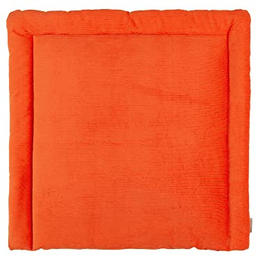 KraftKids Cambiador en pana ancha, naranja, 75 x 70 cm, cojín cambiador