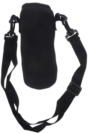 Yardwe Bolsa para Botella de Agua 750 Ml de Neopreno Portátil con Correa Ajustable para Hombro, Funda Aislante Ligera y Elástica para Senderismo, Camping y Actividades Estilo Aleatorio