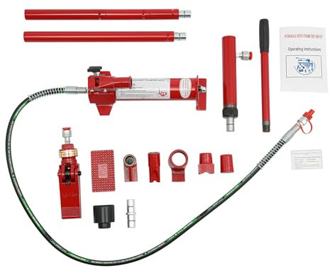 Hydraulisk domkraft, 4T, hydraulisk domkraft, hydraulisk domkraft, domkraft, uttag för privata verkstäder, bilreparationsverkstäder, bilverkstäder, bilverkstäder