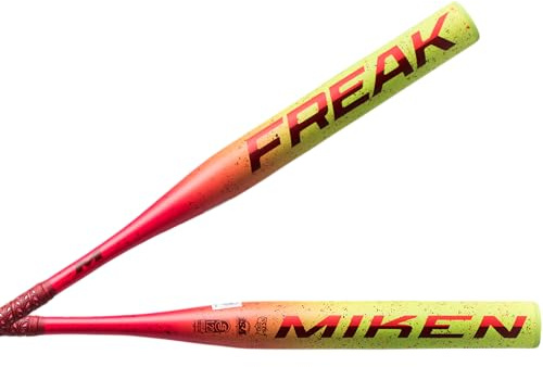 Miken | 2025 | Freak Slowpitch Softball Bat | USSSA | Balanced 1-Piece | 13 Barrel | MSU5FRK1B | 26 oz