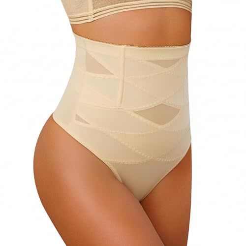 Aullwyr Braga Faja Reductora Mujer - Cintura Alta Fajas Tanga Moldeadora Vientre Plano Postparto Recuperación Abdominal Shapewear
