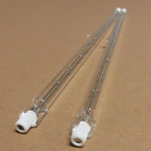UGEFKMQ Lámpara Halógena Linear R7S 254MM 1500W 220V-240V Bombillas halógenas R7S J254 1000W Repuesto de alto brillo para luces de inundación y seguridad 2PC 1000W