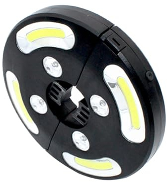 CLISPEED Lámpara LED para Sombrilla Portátil Lúmenes Batería Aa Luz Colorida Ajustable para Camping Patio y Carpas Diseño sin Cables Negro