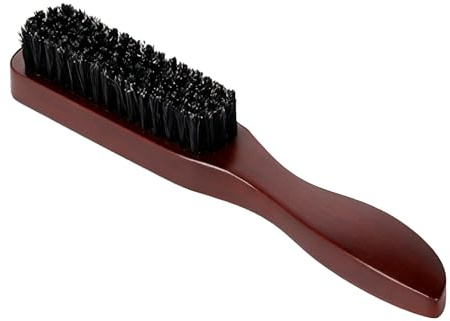  1 Pc Slick Back Hair Brush, Boar Bristle Hair Brush, Beard Brushes, Detangle Hairs Brushes for Men and Women Afro Wet Curly Hairs Styling Tool