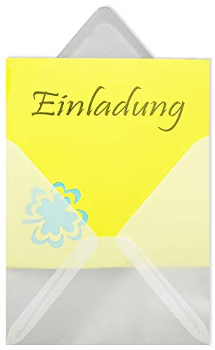 50x Quadratische Briefumschläge in Transparent Weiß - 15,5 x 15,5 cm - ohne Fenster, mit Nassklebung - 92 g/m² - Für Einladungskarten zu Hochzeit, Geburtstag und mehr - Serie FarbenFroh
