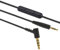 AGS Retail Ltd Compatible Audio Cable Replacement for Bose Noise Cancelling NC700, iOS, Android - Black,1.5m Headphone Cable with Mic and Gold-Plated Stepped Jacks with In-Line Remote