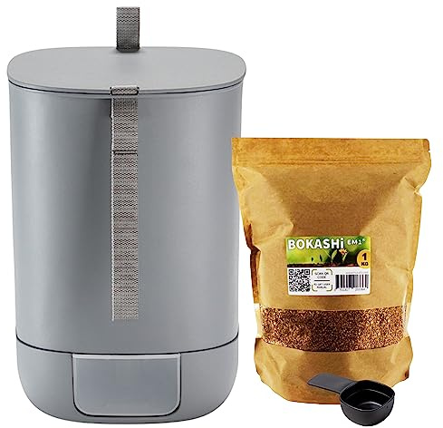 Bokashi Urbalive Design 14 litri con raccoglitore di succo integrato