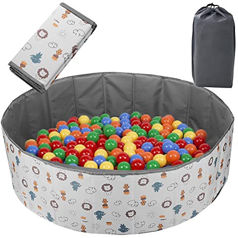 Piscina per palloni, pieghevole, parco giochi per cameretta dei bambini, 120 cm